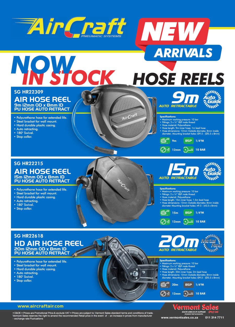 AirCraft One New Hose Reels