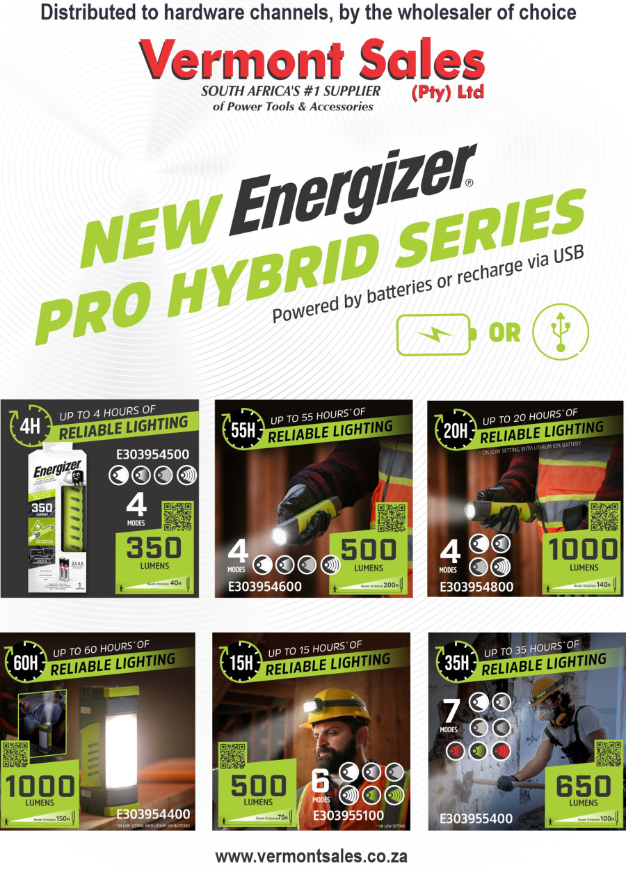 Energizer New Pro Hybrid Light Series