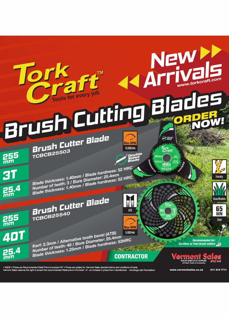 Tork Craft Brush Cutting Blades