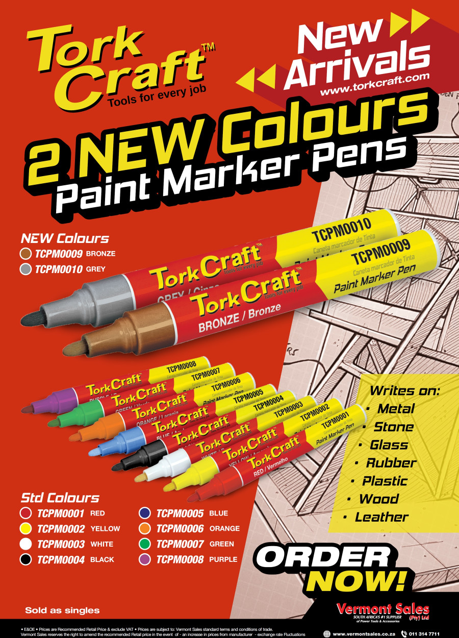 Tork Craft New Colours Paint Marker Pens