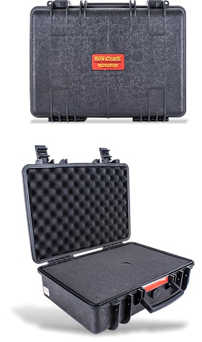 HARD CASE 460X350.3X170MM OD WITH FOAM BLACK WATER & DUST PROOF 433015